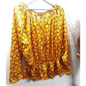 Ellen Tracy Yellow Blouse